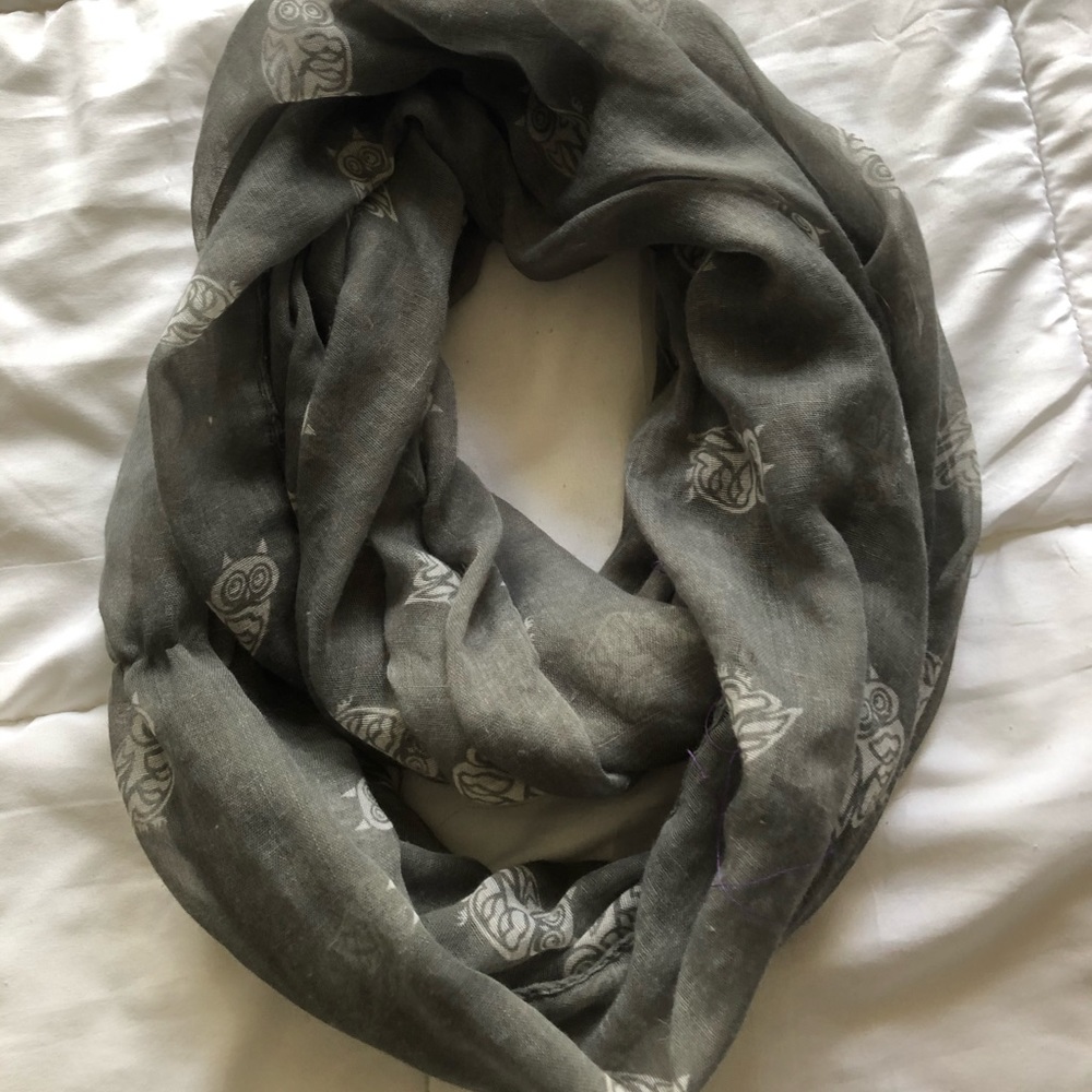 Owl infinity scarf